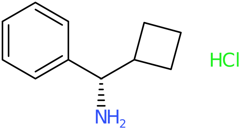 CAS: 1202478-42-9 | (S)-Cyclobutyl(phenyl)methanamine hydrochloride, >98%, NX16804