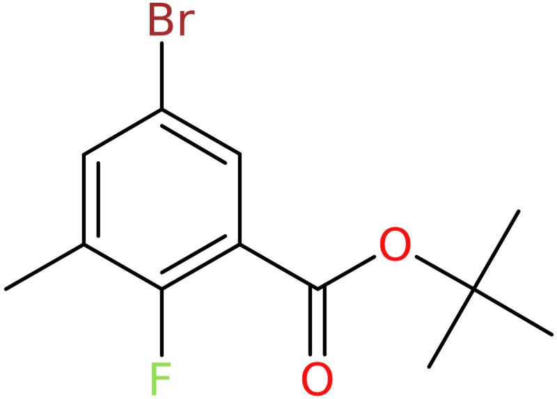 CAS: 2504203-85-2 | Tert-butyl 5-bromo-2-fluoro-3-methylbenzoate, >97%, NX37567