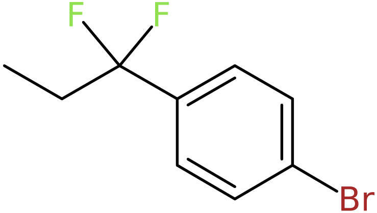 1-Bromo-4-(1,1-difluoropropyl)benzene, >95%, NX74726