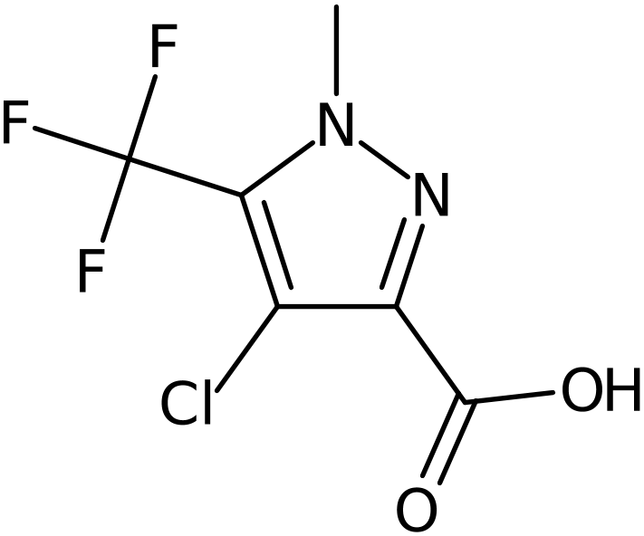 CAS: 1001519-38-5 | 4-Chloro-1-methyl-5-(trifluoromethyl)-1H-pyrazole-3-carboxylic acid, NX10278
