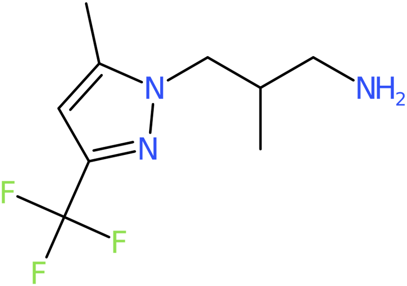 CAS: 1006342-58-0 | 2-Methyl-3-[5-methyl-3-(trifluoromethyl)-1H-pyrazol-1-yl]propan-1-amine, NX10644
