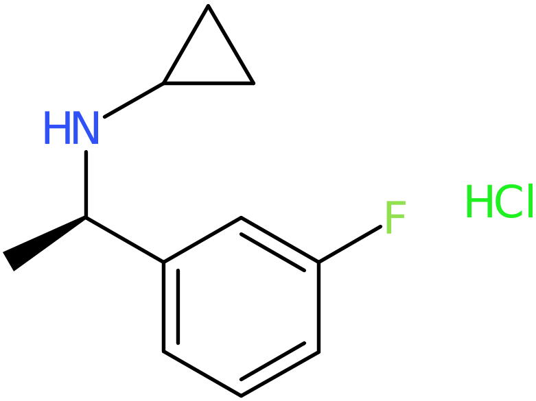 CAS: 2414145-16-5 | N-[(1R)-1-(3-Fluorophenyl)ethyl]cyclopropanamine hydrochloride, NX36979