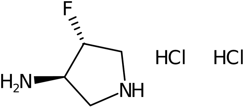 CAS: 125197-40-2 | rel-(3R,4R)-4-Fluoropyrrolidin-3-amine dihydrochloride, >98%, NX18996