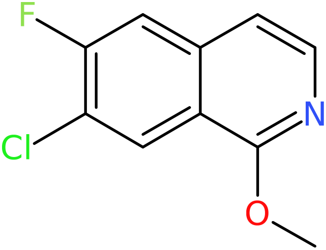 CAS: 1202006-81-2 | 7-Chloro-6-fluoro-1-methoxyisoquinoline, NX16791