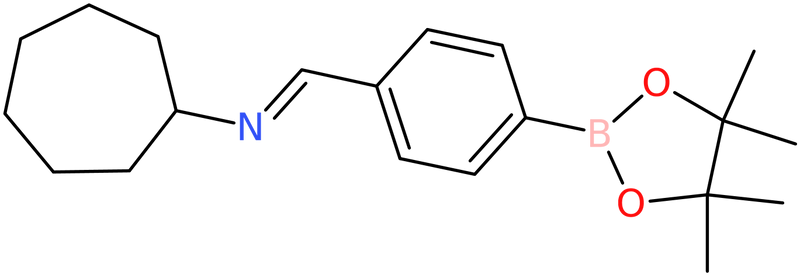 4-(Cycloheptyll)iminomethyl phenyl boronic acid pinacol ester, NX73987