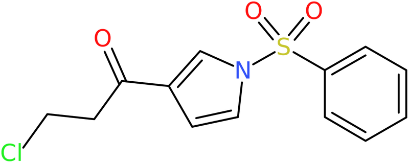 CAS: 123643-01-6 | 3-(3-Chloro-1-oxoprop-1-yl)-1-(phenylsulphonyl)pyrrolidine, NX18523