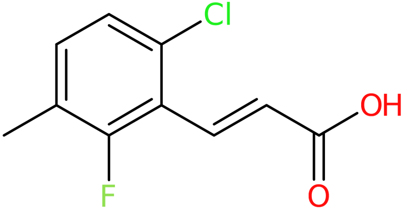 CAS: 682804-90-6 | 6-Chloro-2-fluoro-3-methylcinnamic acid, >95%, NX58102