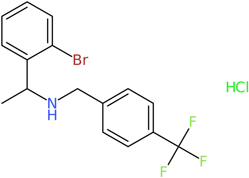 1-(2-Bromophenyl)-N-[[4-(trifluoromethyl)phenyl]methyl]ethanamine hydrochloride, NX74706