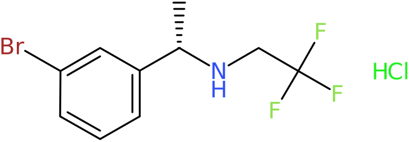 N-[(1S)-1-(3-Bromophenyl)ethyl]-2,2,2-trifluoro-ethanamine hydrochloride, NX74713