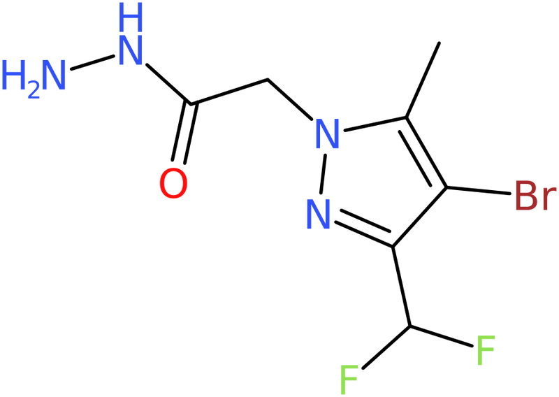 CAS: 1001518-83-7 | 2-[4-Bromo-3-(difluoromethyl)-5-methyl-1H-pyrazol-1-yl]acetohydrazide, NX10261