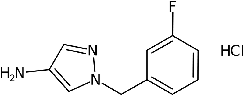 1-(3-Fluorobenzyl)-1H-pyrazol-4-amine hydrochloride, NX74606