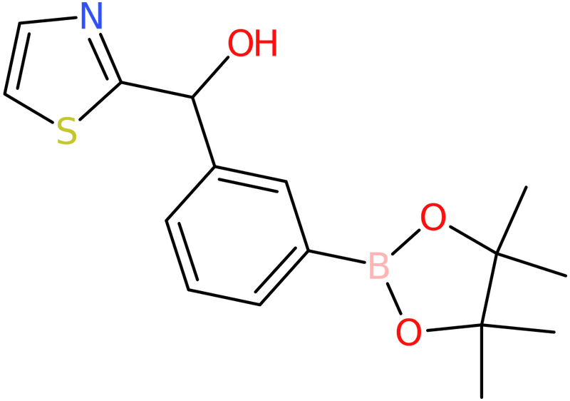 [3-(4,4,5,5-Tetramethyl-[1,3,2]dioxaborolan-2-yl)-phenyl]-thiazol-2-yl-methanol, NX73994