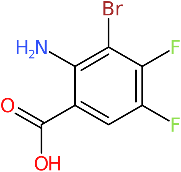 CAS: 874831-41-1 | 2-Amino-3-bromo-4,5-difluorobenzoic acid, >95%, NX65642