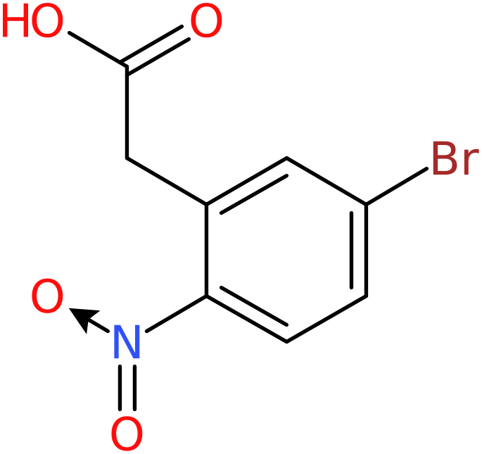 CAS: 124840-61-5 | 5-Bromo-2-nitrophenylacetic acid, NX18934