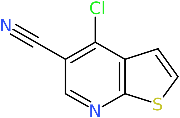 CAS: 63873-61-0 | 4-Chlorothieno[2,3-b]pyridine-5-carbonitrile, >95%, NX56411