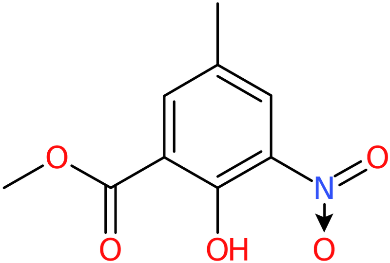 CAS: 67191-44-0 | Methyl 2-hydroxy-5-methyl-3-nitrobenzoate, >95%, NX57667