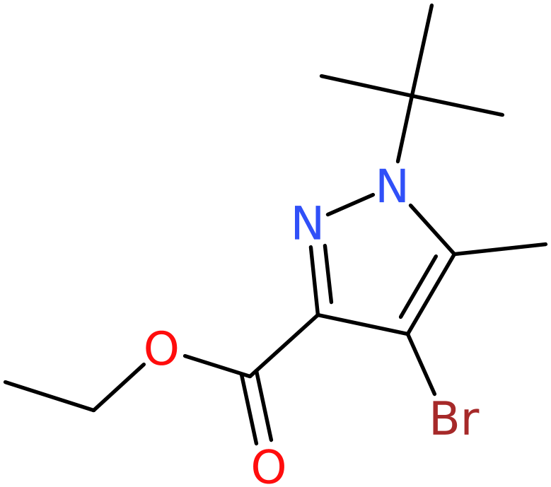 CAS: 2391987-03-2 | Ethyl 4-bromo-1-tert-butyl-5-methyl-1H-pyrazole-3-carboxylate, NX36800