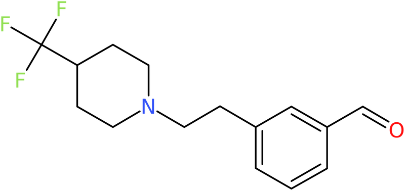 CAS: 1000339-89-8 | 3-{2-[4-(Trifluoromethyl)piperidin-1-yl]ethyl}benzaldehyde, NX10124