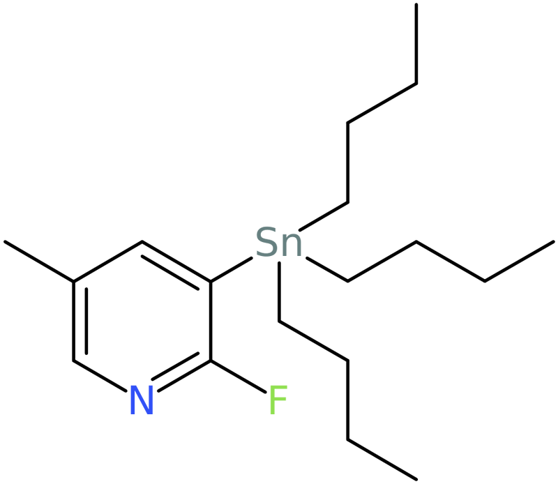 CAS: 1025745-87-2 | 2-Fluoro-5-methyl-3-(tributylstannyl)pyridine, NX11604