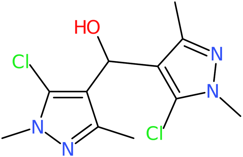 CAS: 648409-46-5 | Bis(5-chloro-1,3-dimethyl-1H-pyrazol-4-yl)methanol, NX56737