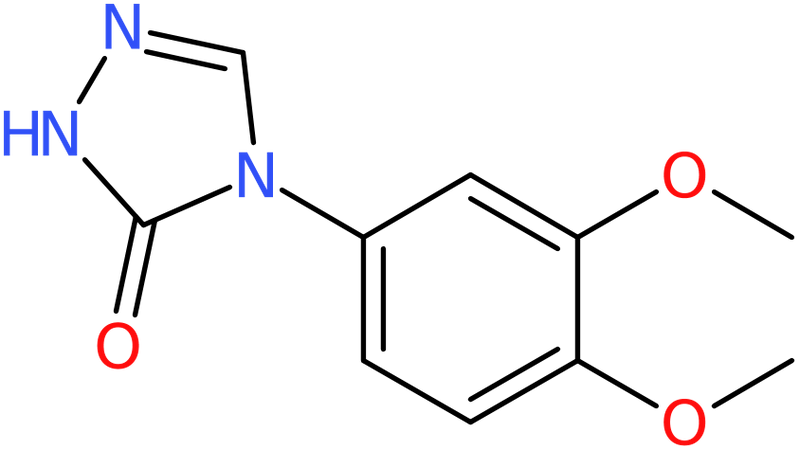 4-(3,4-Dimethoxyphenyl)-2,4-dihydro-3H-1,2,4-triazol-3-one, NX73861