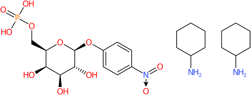 4-Nitrophenyl-beta-D-galactopyranoside-6-phosphate, bis(cyclohexylammonium) salt, NX72035