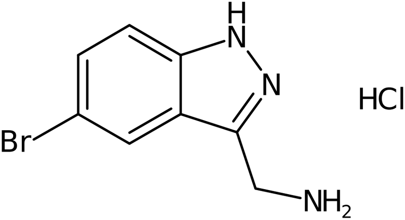 CAS: 2436296-64-7 | (5-Bromo-1H-indazol-3-yl)methanamine hydrochloride, >98%, NX37151