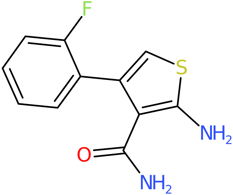 2-Amino-4-(2-fluorophenyl)thiophene-3-carboxamide, NX74639
