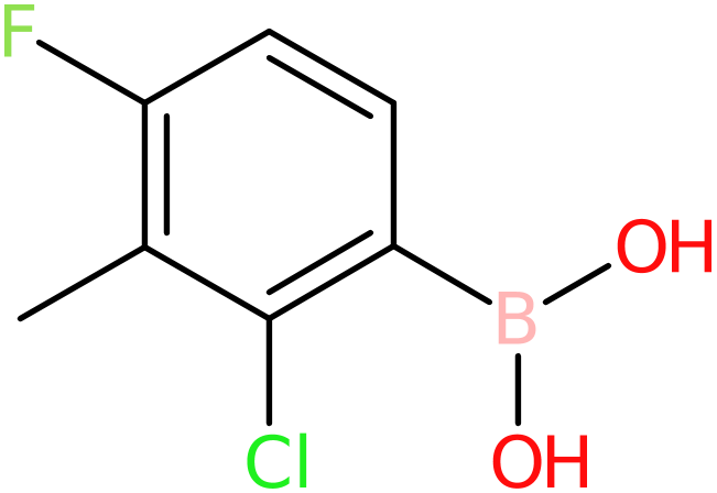 2-Chloro-4-fluoro-3-methylpheny)boronic acid, >98%, NX74771