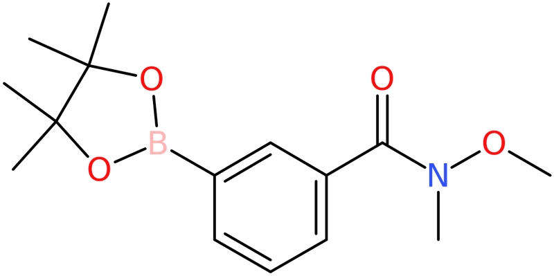 CAS: 957061-17-5 | 3-[Methoxy(methyl)carbamoyl]benzeneboronic acid, pinacol ester, >97%, NX71076