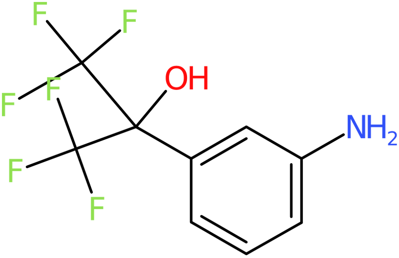CAS: 2402-67-7 | 2-(3-Aminophenyl)-1,1,1,3,3,3-hexafluoropropan-2-ol, >95%, NX36861
