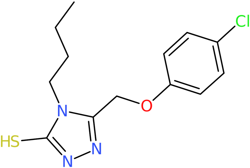 CAS: 720667-80-1 | 4-Butyl-5-(4-chlorophenoxymethyl)-4H-1,2,4-triazole-3-thiol, NX59533