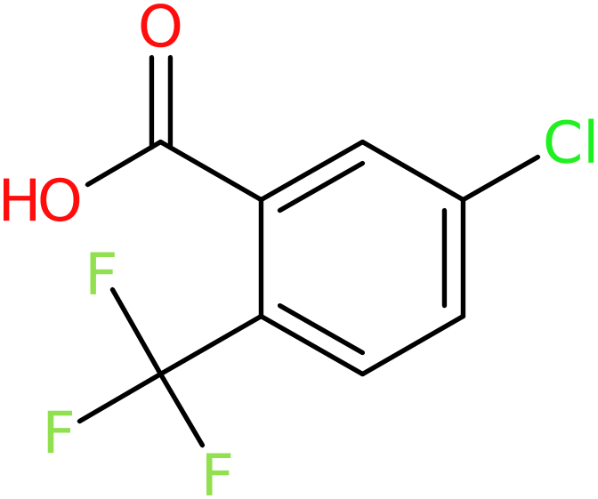 CAS: 654-98-8 | 5-Chloro-2-(trifluoromethyl)benzoic acid, >98%, NX56985