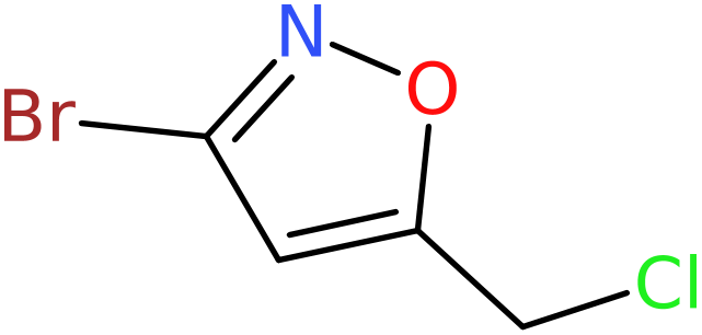 CAS: 124498-15-3 | 3-Bromo-5-(chloromethyl)isoxazole, >95%, NX18838