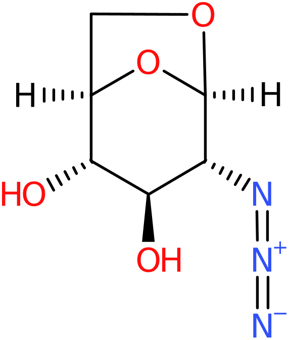 CAS: 67546-20-7 | 1,6-Anhydro-2-azido-2-deoxy-beta-D-glucopyranose, >99%, NX57808