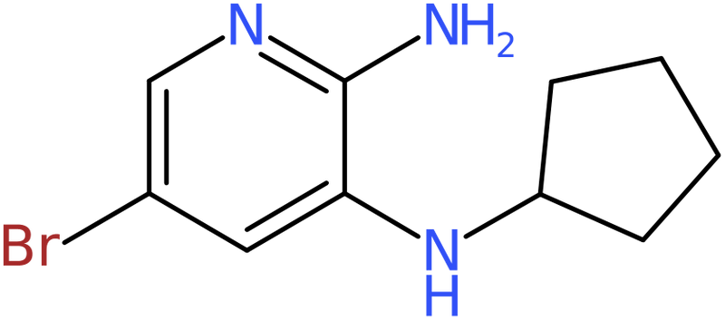 CAS: 1393845-73-2 | 5-Bromo-3-N-cyclopentylpyridine-2,3-diamine, NX23160