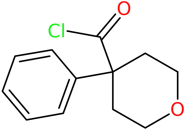 CAS: 100119-45-7 | 4-Phenyltetrahydro-2H-pyran-4-carbonyl chloride, NX10242