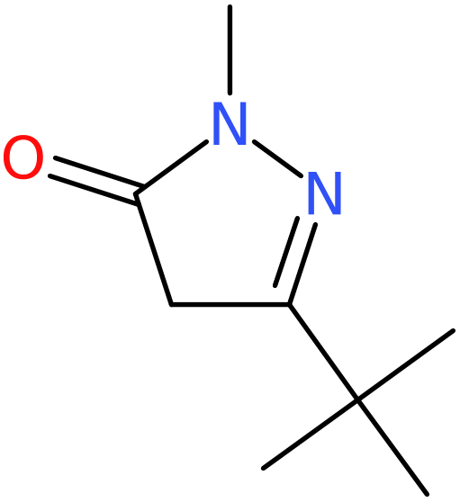 CAS: 87031-30-9 | 5-(tert-Butyl)-2,4-dihydro-2-methyl-3H-pyrazol-3-one, NX65131