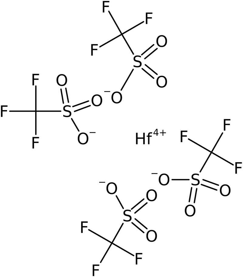 CAS: 161337-67-3 | Hafnium(IV) trifluoromethanesulphonate, >98%, NX27192