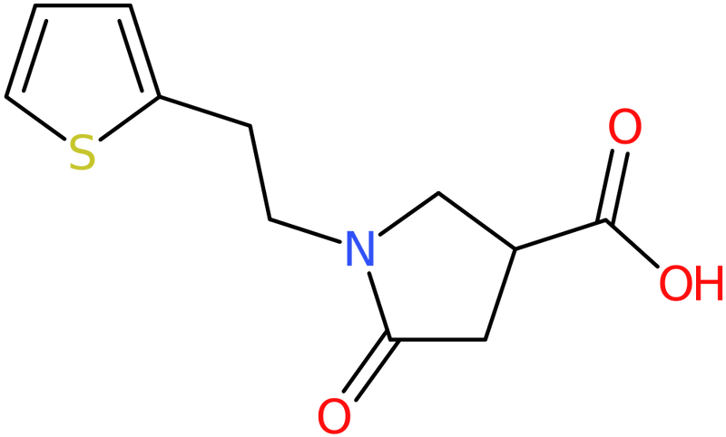 CAS: 261363-53-5 | 5-Oxo-1-(2-thien-2-ylethyl)pyrrolidine-3-carboxylic acid, NX38295