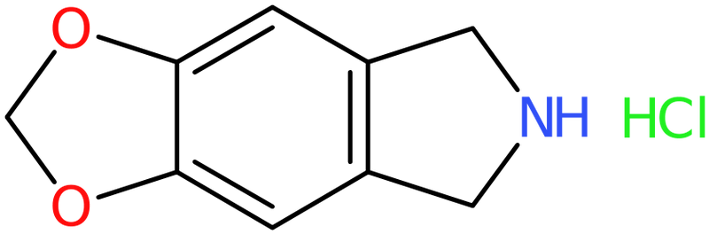 CAS: 1255099-33-2 | 6,7-Dihydro-5H-[1,3]dioxolo[4,5-f]isoindole hydrochloride, >95%, NX19055