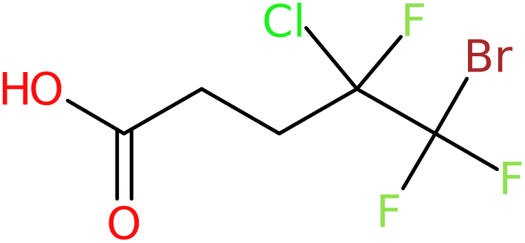 CAS: 232602-79-8 | 5-Bromo-4-chloro-4,5,5-trifluoropentanoic acid, >97%, NX36179