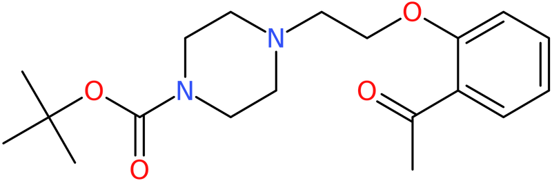 2-[2-(4-tert-Butoxycarbonylpiperazin-1-yl)ethoxy]acetophenone, NX73802