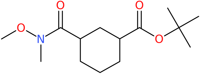 tert-Butyl 3-[methoxy(methyl)carbamoyl]cyclohexane-1-carboxylate, NX73972