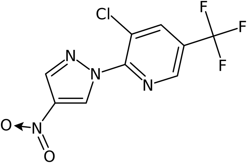 3-Chloro-2-(4-nitro-1H-pyrazol-1-yl)-5-(trifluoromethyl)pyridine, NX74622