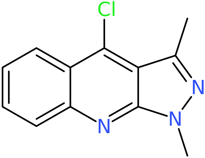 CAS: 24158-31-4 | 4-Chloro-1,3-dimethyl-1H-pyrazolo[3,4-b]quinoline, NX37003