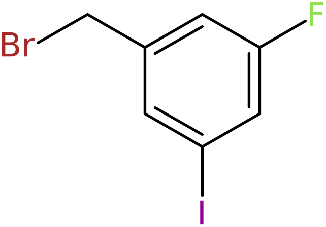 CAS: 1261759-75-4 | 3-Fluoro-5-iodobenzyl bromide, >95%, NX19605