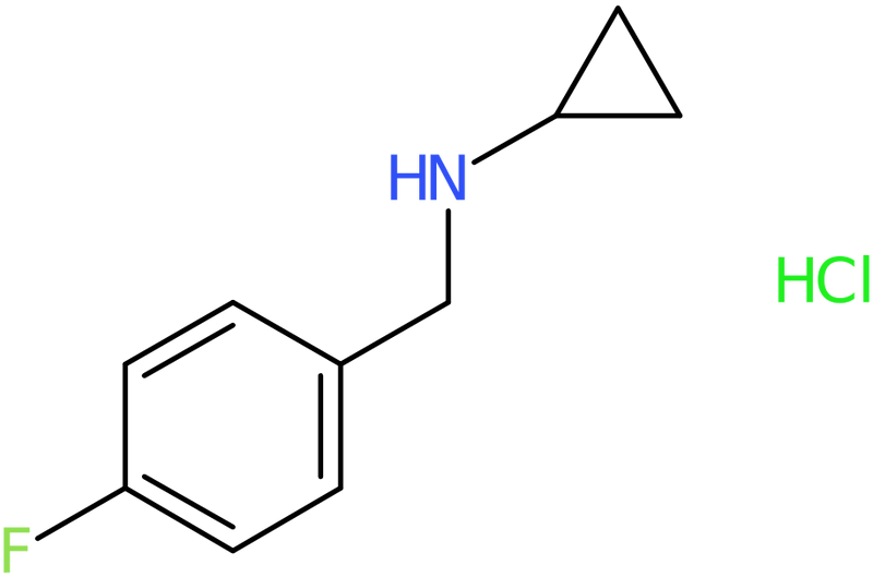 CAS: 625437-46-9 | Cyclopropyl(4-fluorobenzyl)amine hydrochloride, >95%, NX55668