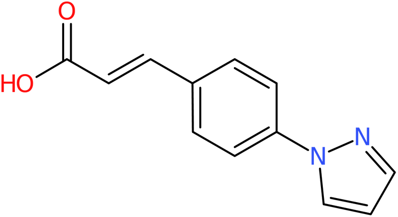 CAS: 1006441-28-6 | 3-[4-(1H-Pyrazol-1-yl)phenyl]acrylic acid, NX10681