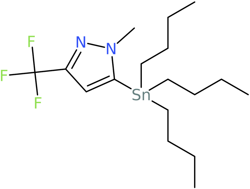 CAS: 191606-78-7 | 1-Methyl-5-(tributylstannyl)-3-(trifluoromethyl)-1H-pyrazole, NX31832